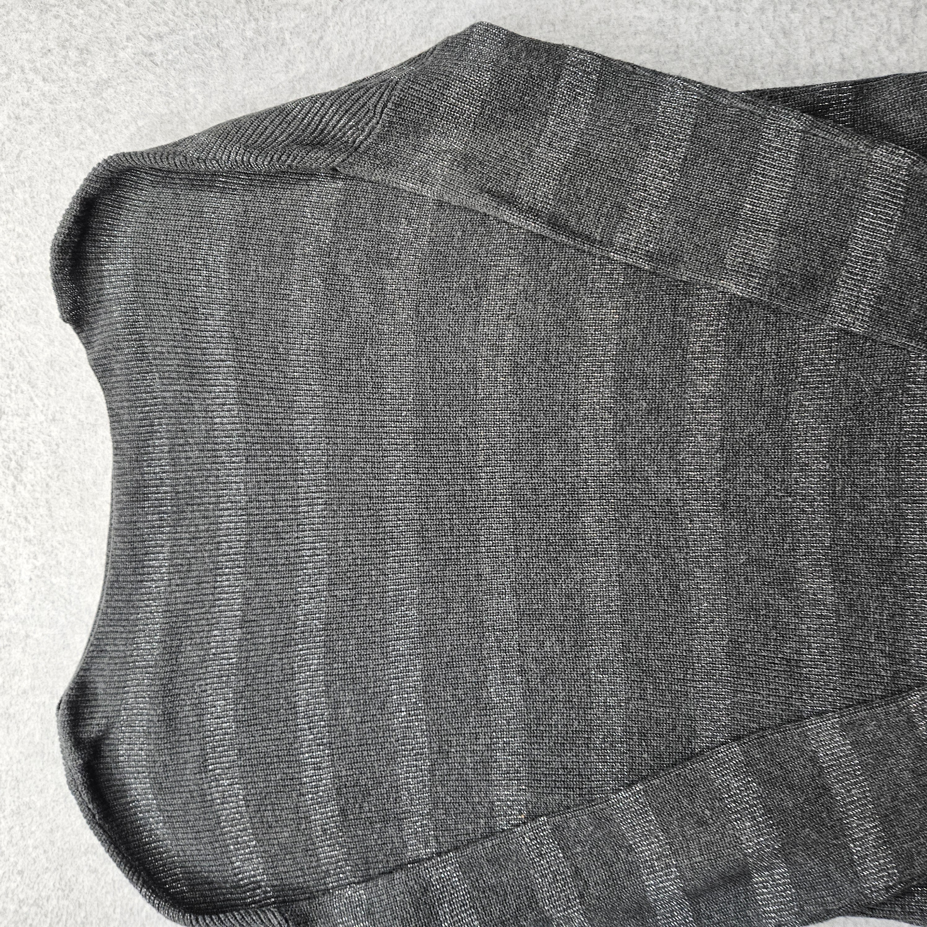 Tommy Bahama Women's Small Gray Hand Knitted Sweater