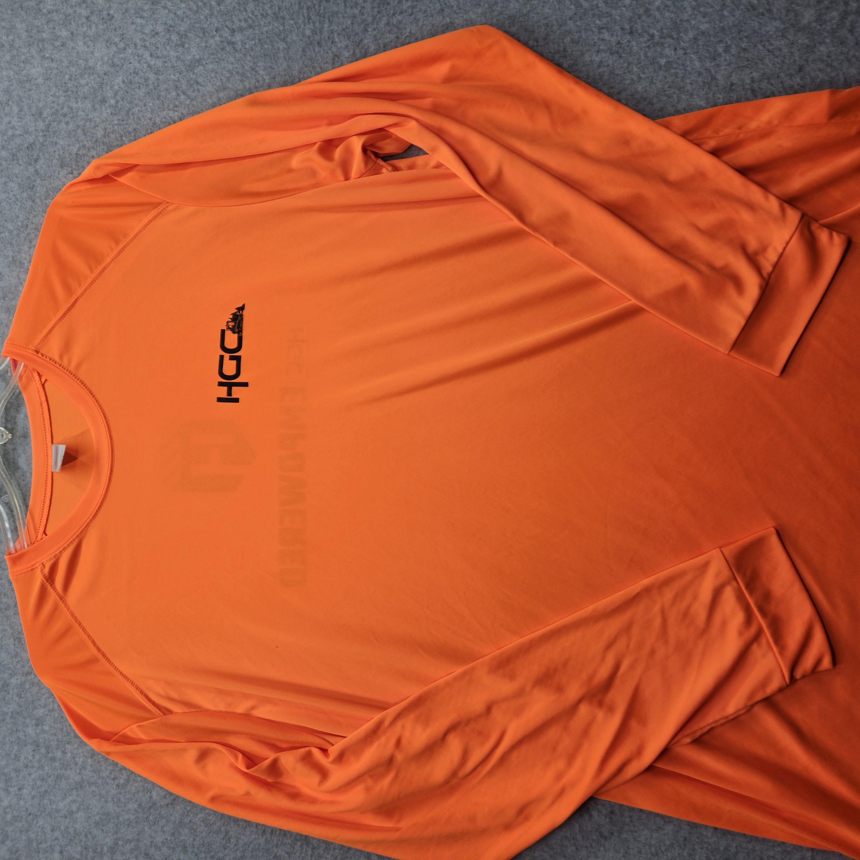 Paragon Men's 2XL Orange HGC Dri-fit Athletic Knit Long Sleeves