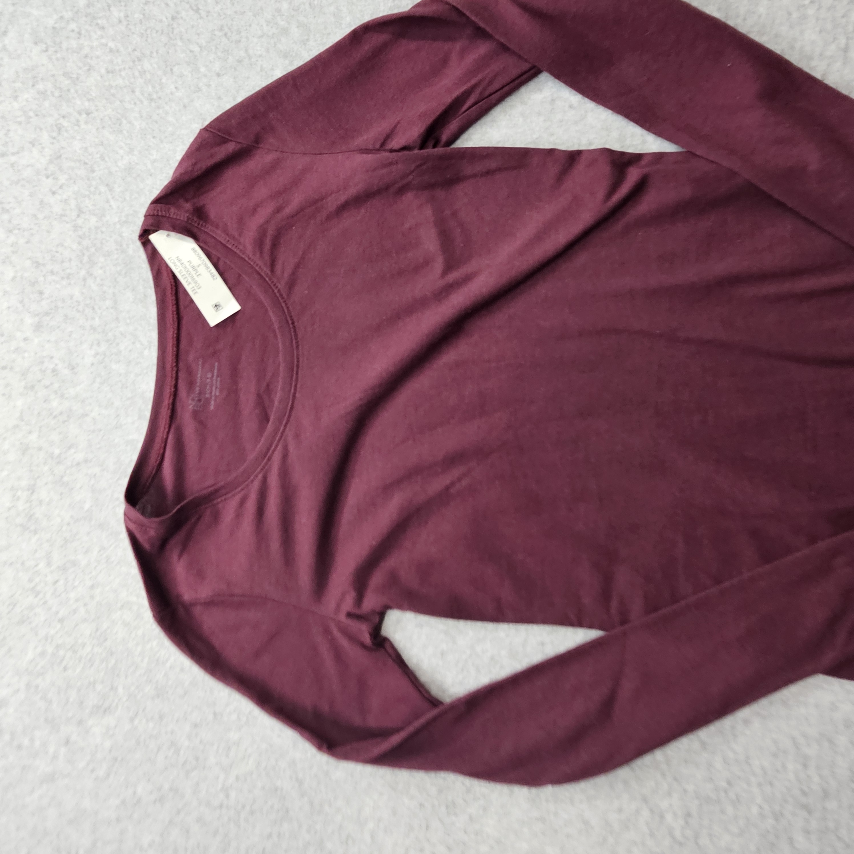 No Boundaries Women's Small Burgundy Body Con Long Sleeve Dress NWT