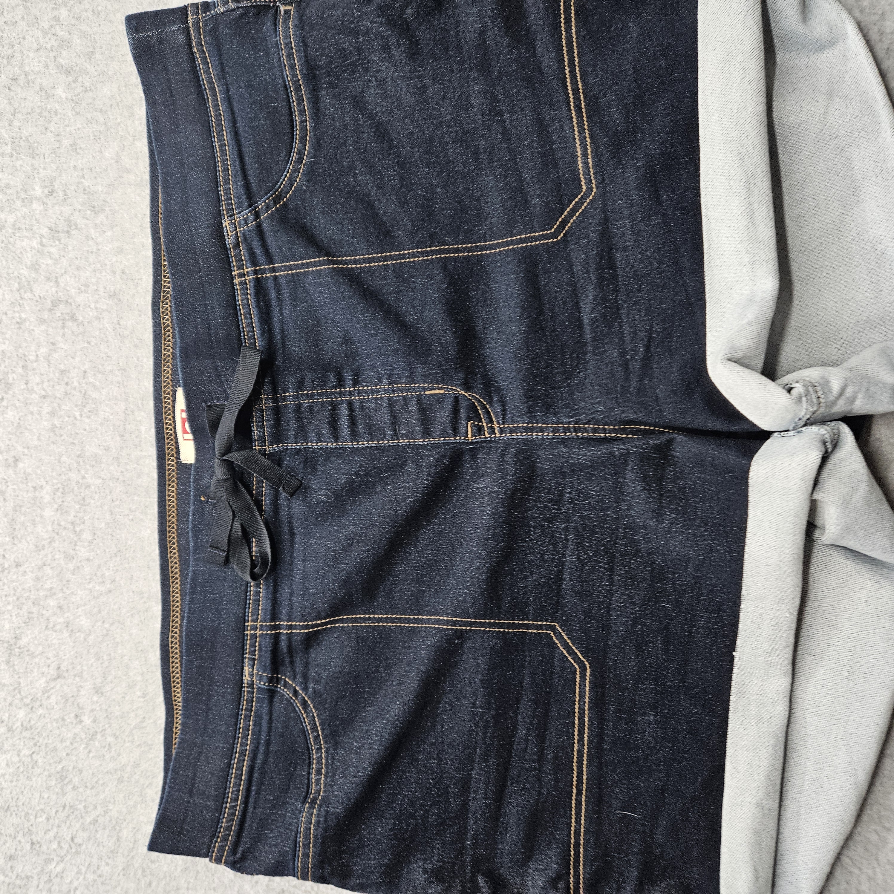 L.E.I Women's 2X Blue Denim Hot Pants 