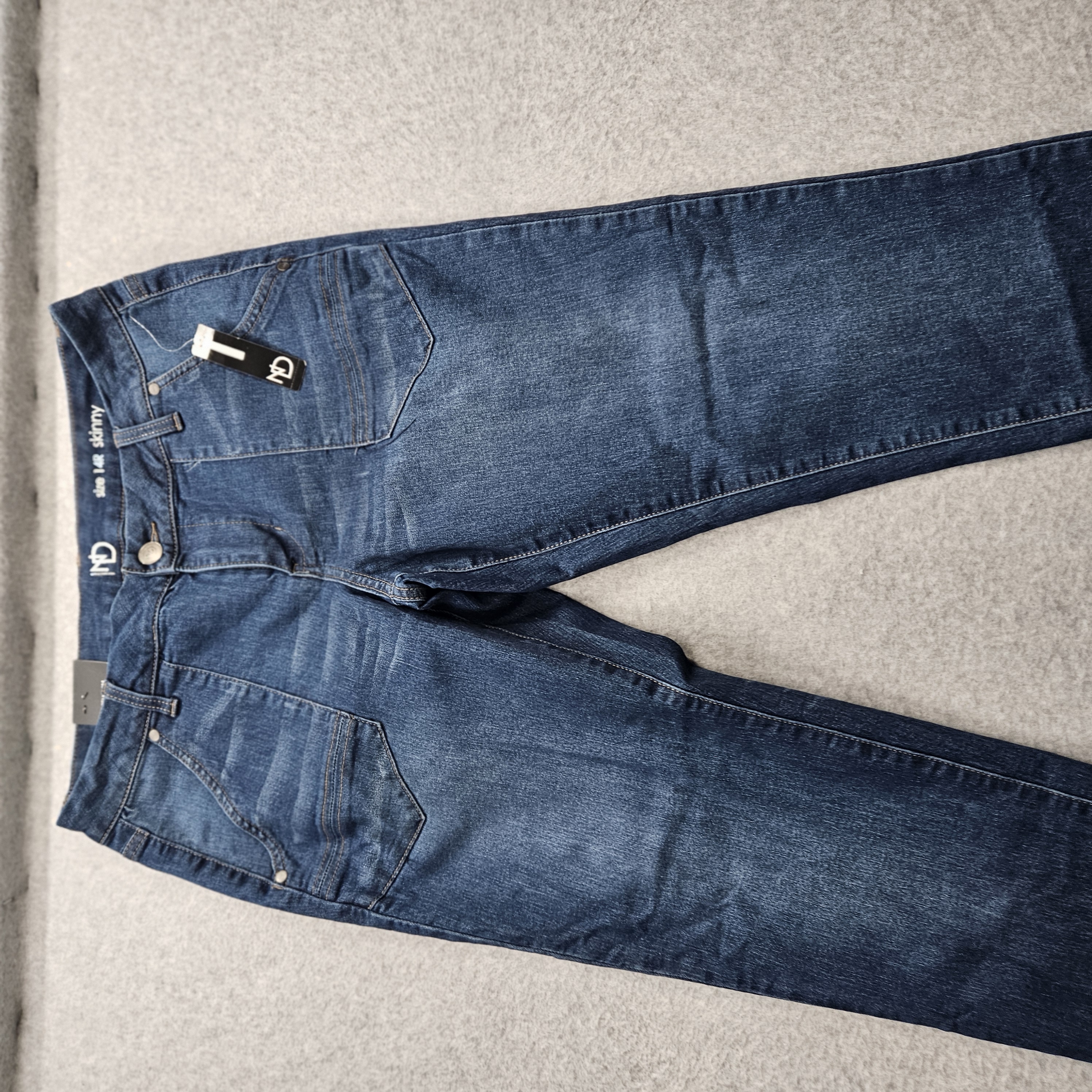 New Directions Women Size 14R Blue Denim Skinny Jeans NWT