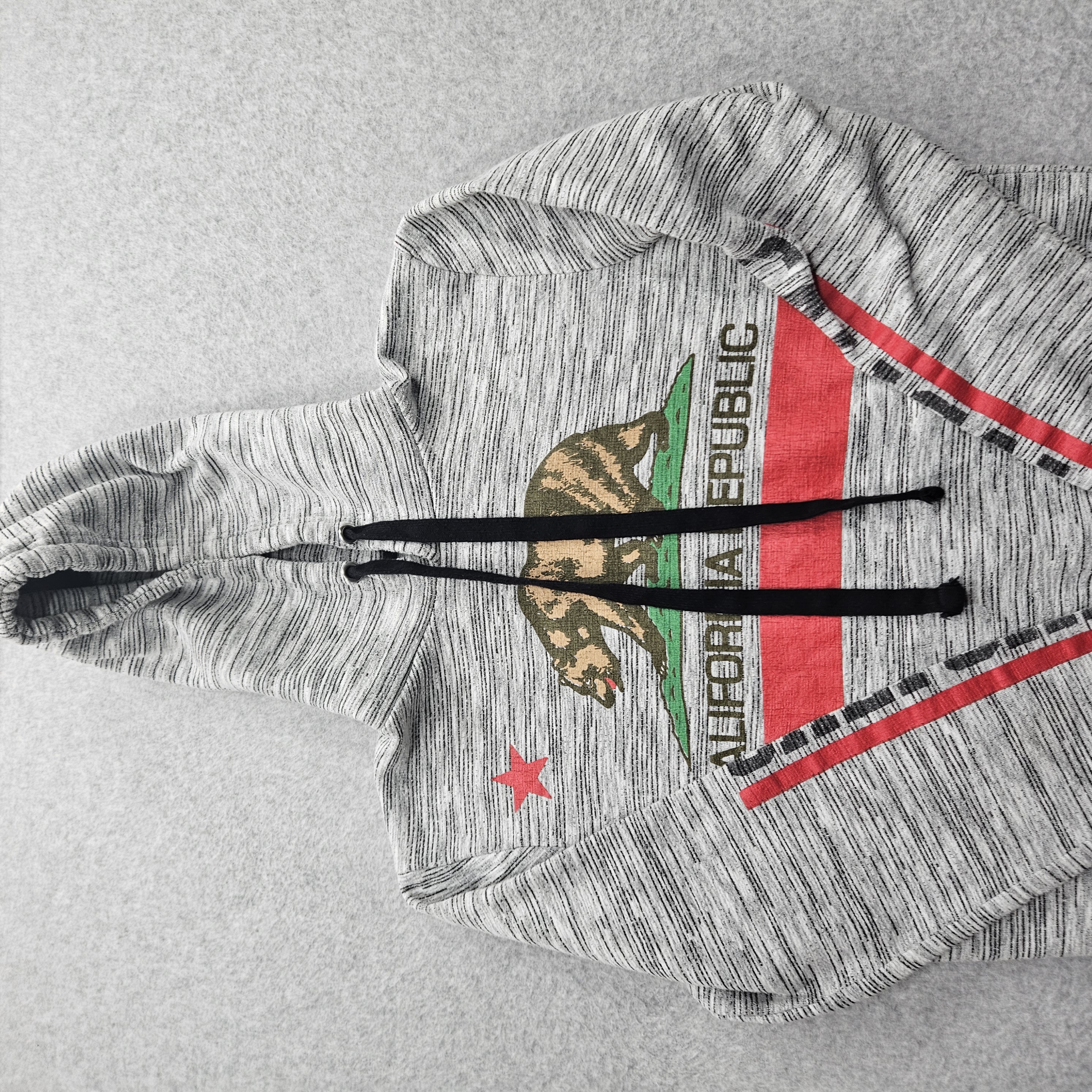 California Republic Thrill 94 Women's Large Gray Hoodie Jacket