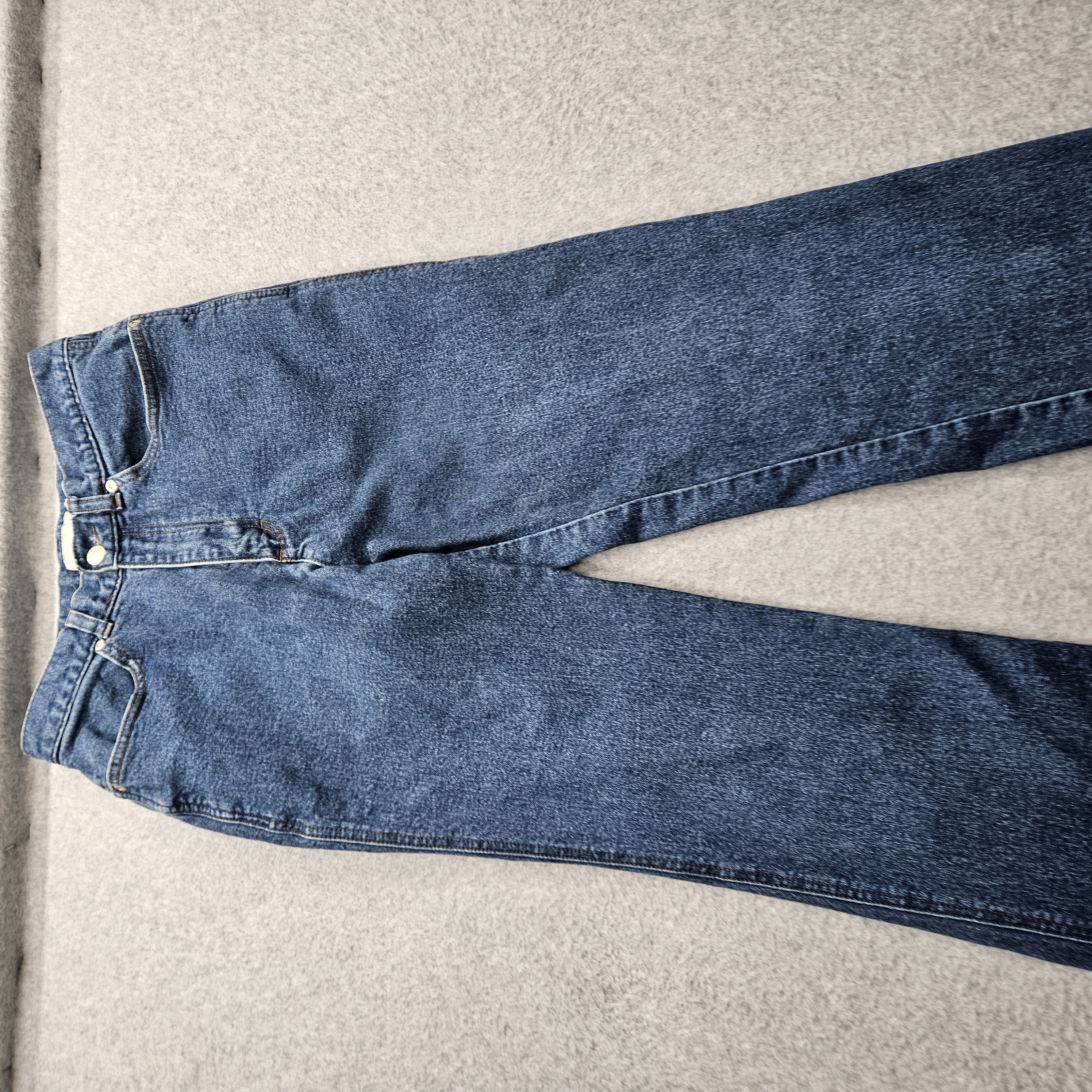 J.CREW Womens Size 29 Blue Denim High Rise Straight Leg Jeans 32 Inseam