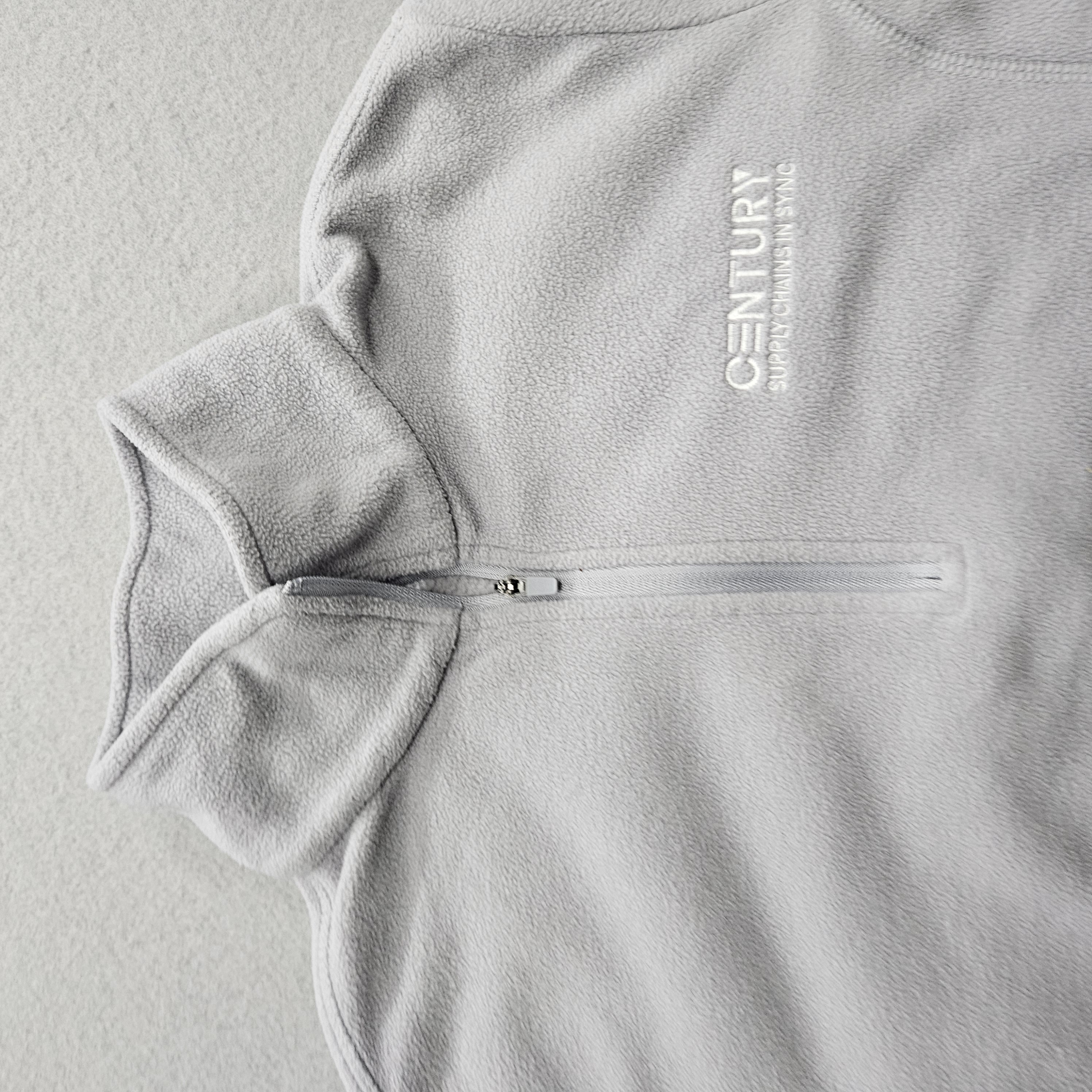 Lands' End Century Women's Small Gray Long Sleeve 1/4 Zip Jacket