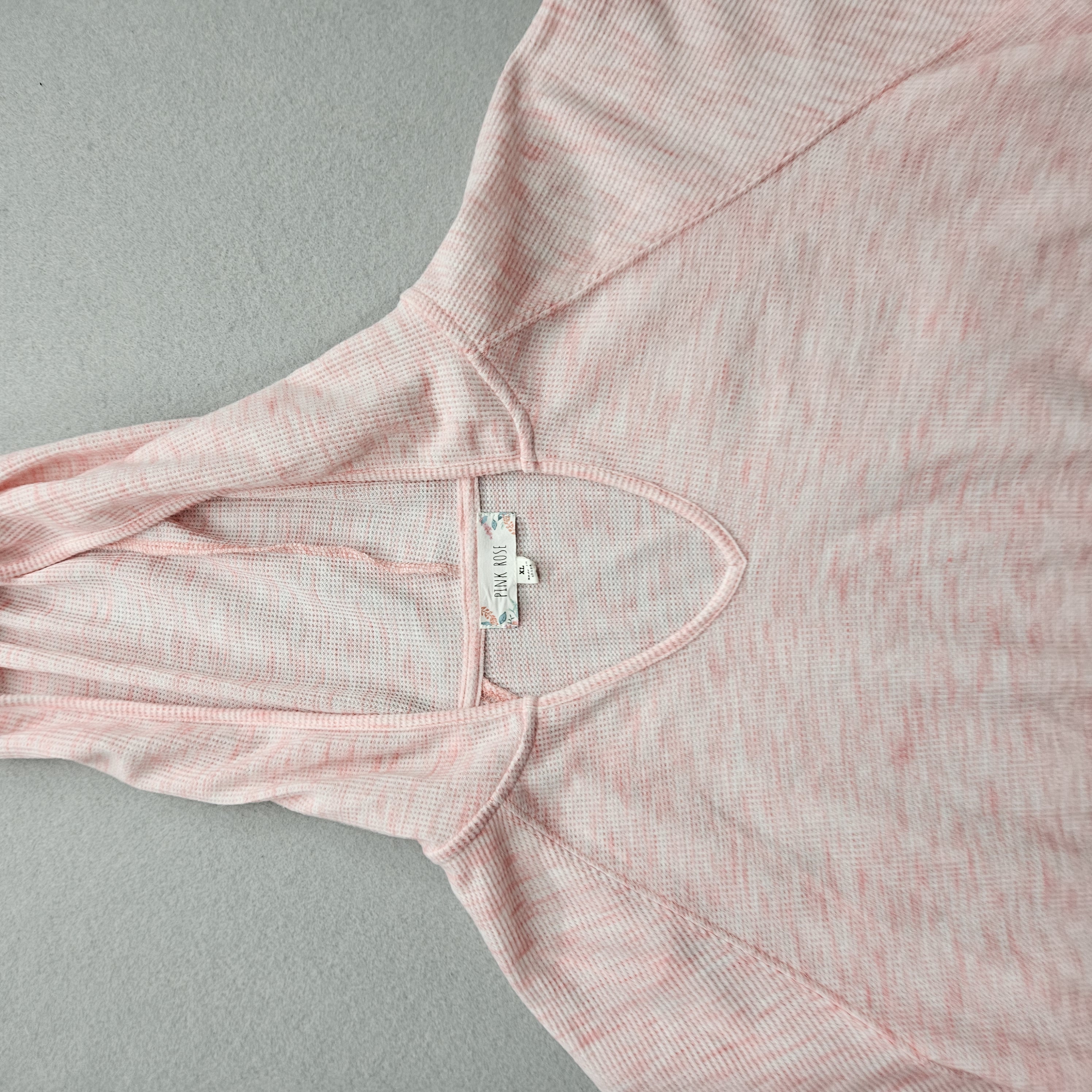 Pink Rose Women's XL Pink L/S Hoodie