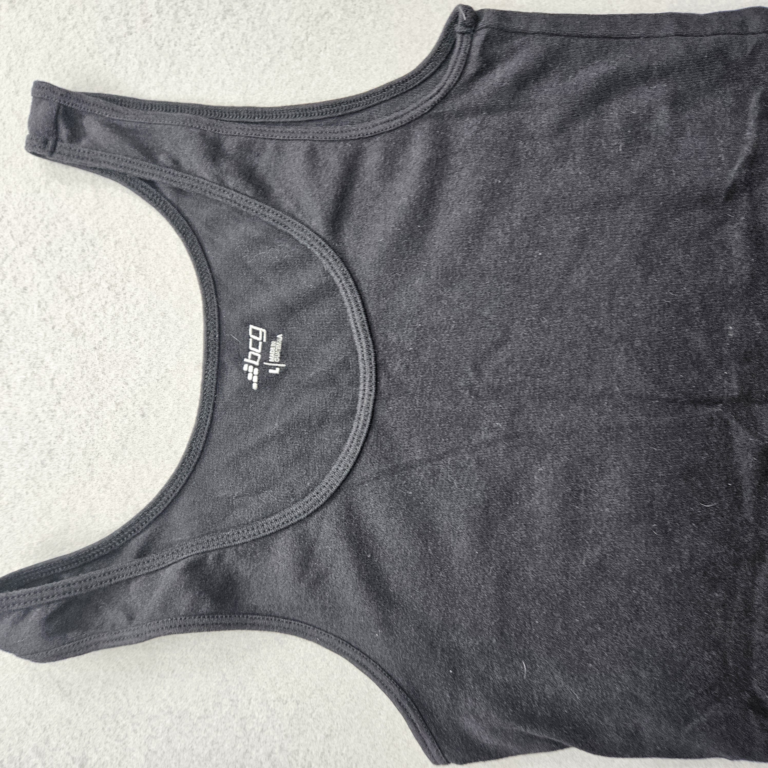 BCG Women's Large Black Tank Top