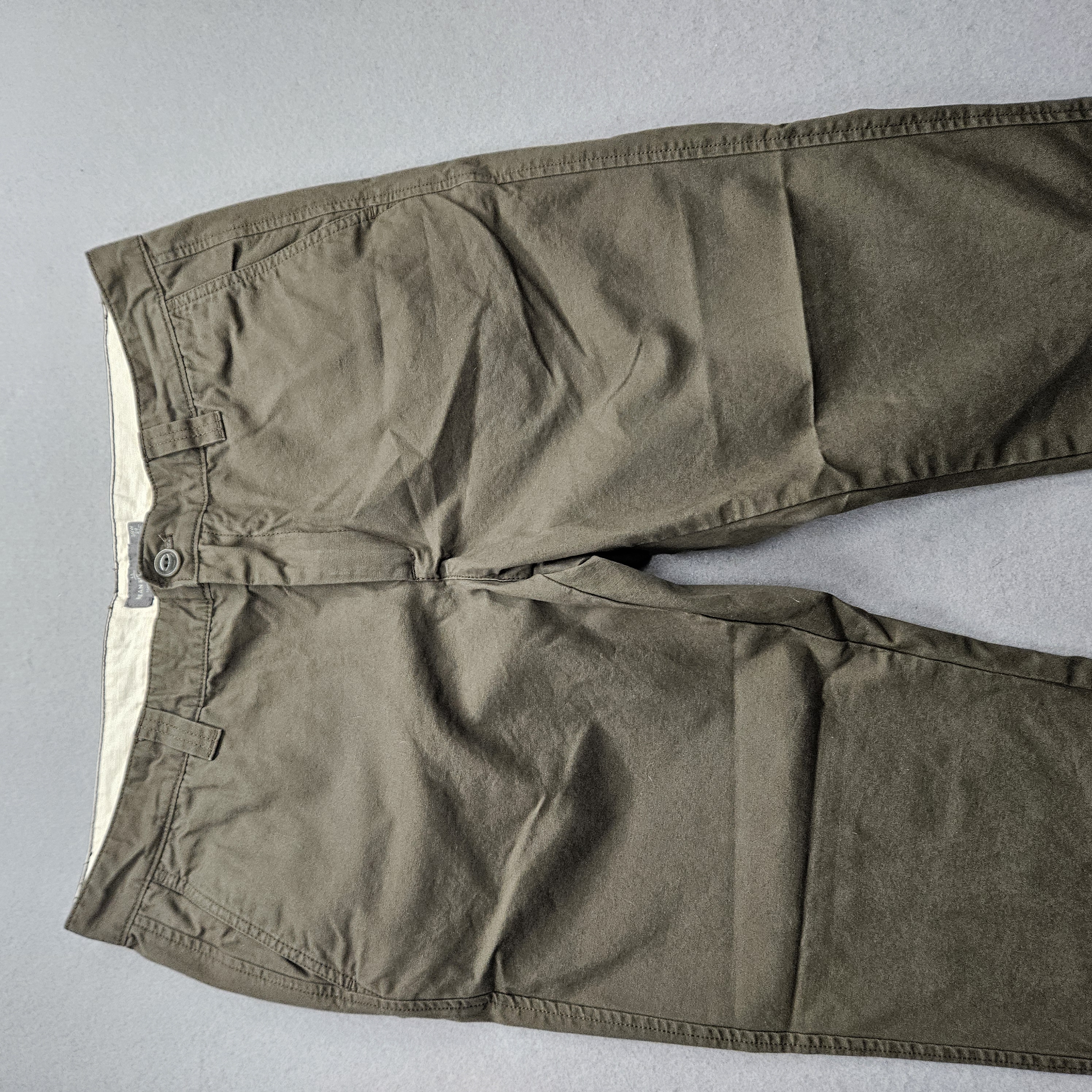 Bean Signature Men's 38W 39 Slim Straight Fit Brown Pants