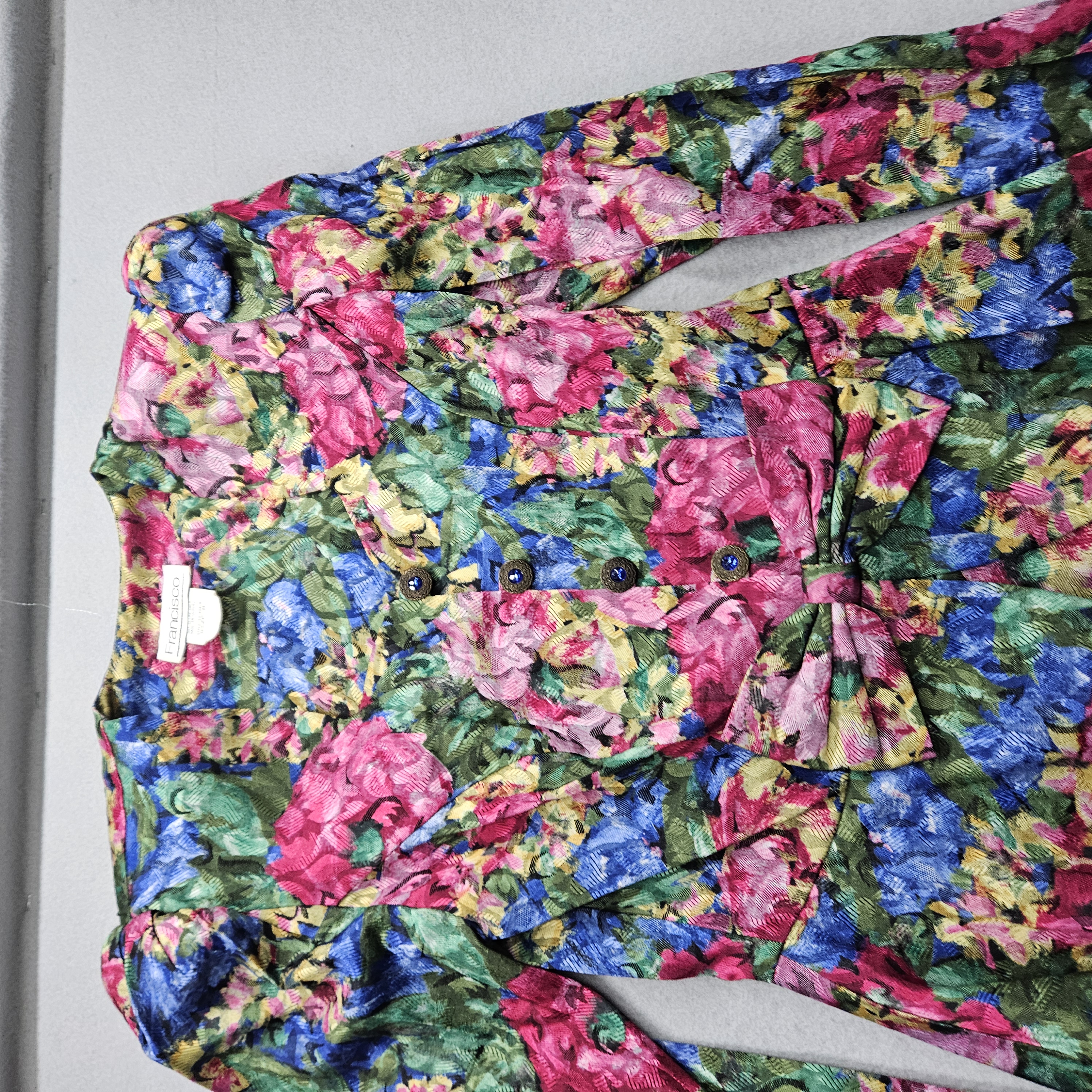 Francisco Women's 8 Multicolored Abstract Print Suit Separate
