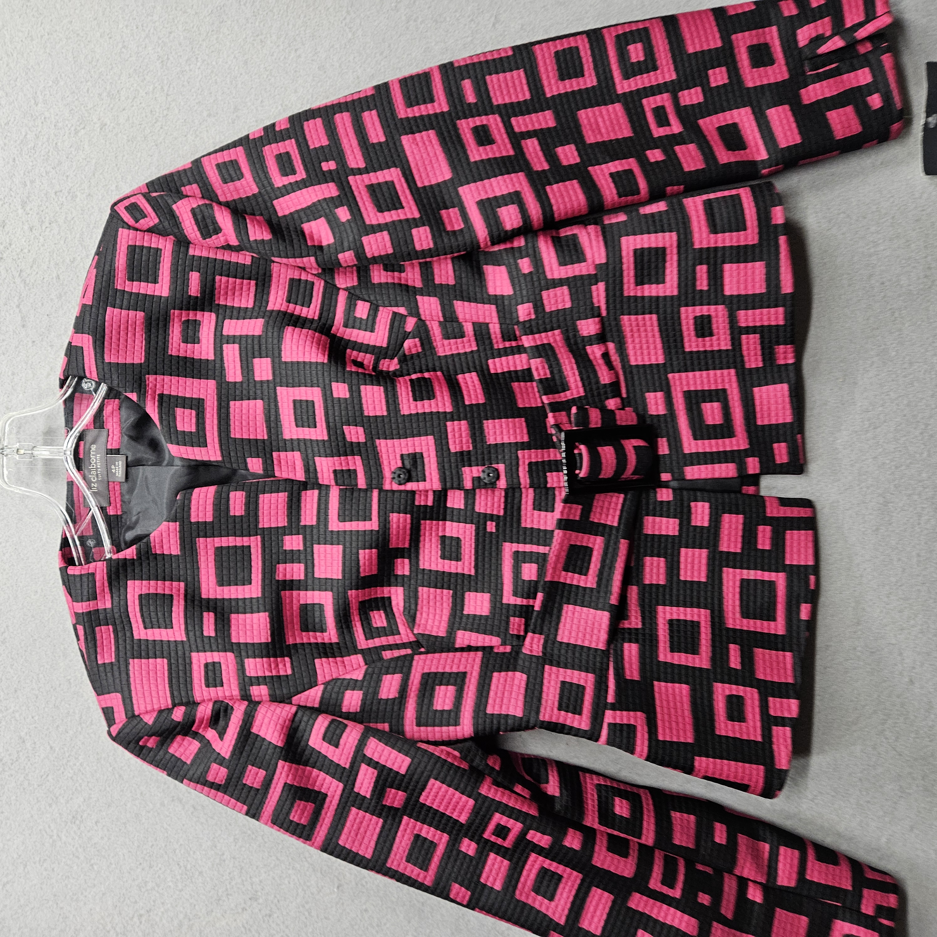 Liz Boundaries Women's Size 4P Hot Pink Blazer NWT
