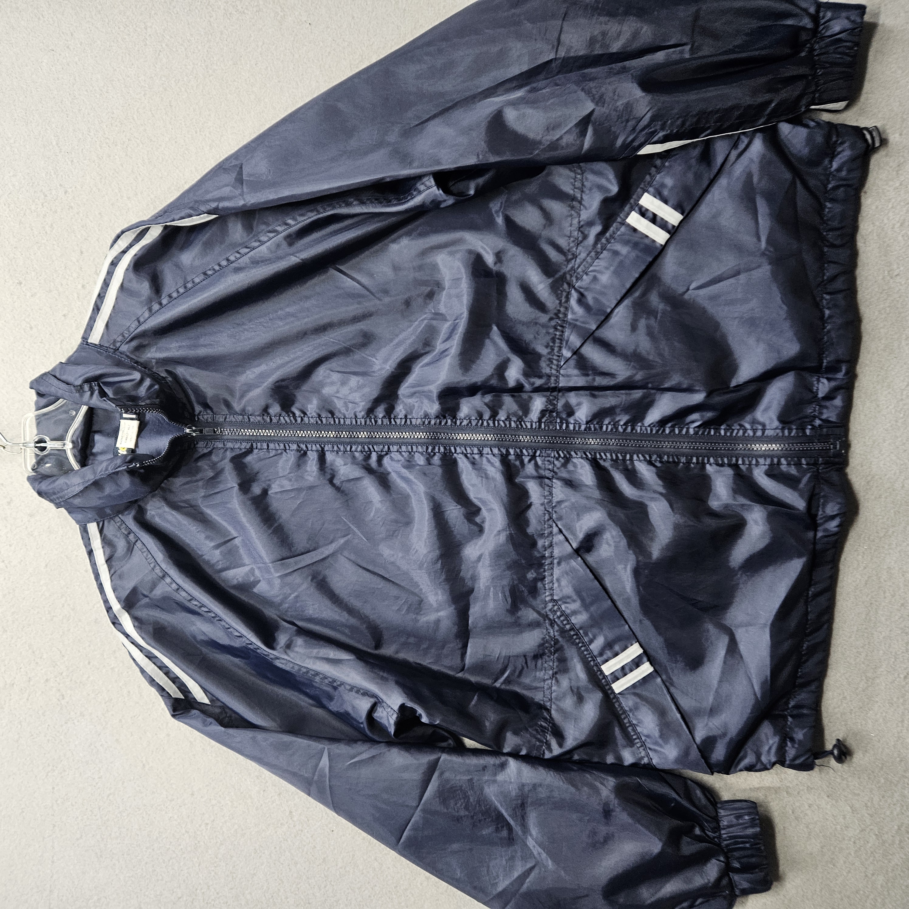 Utobia Men's Small Dark Blue Windbreaker Jacket