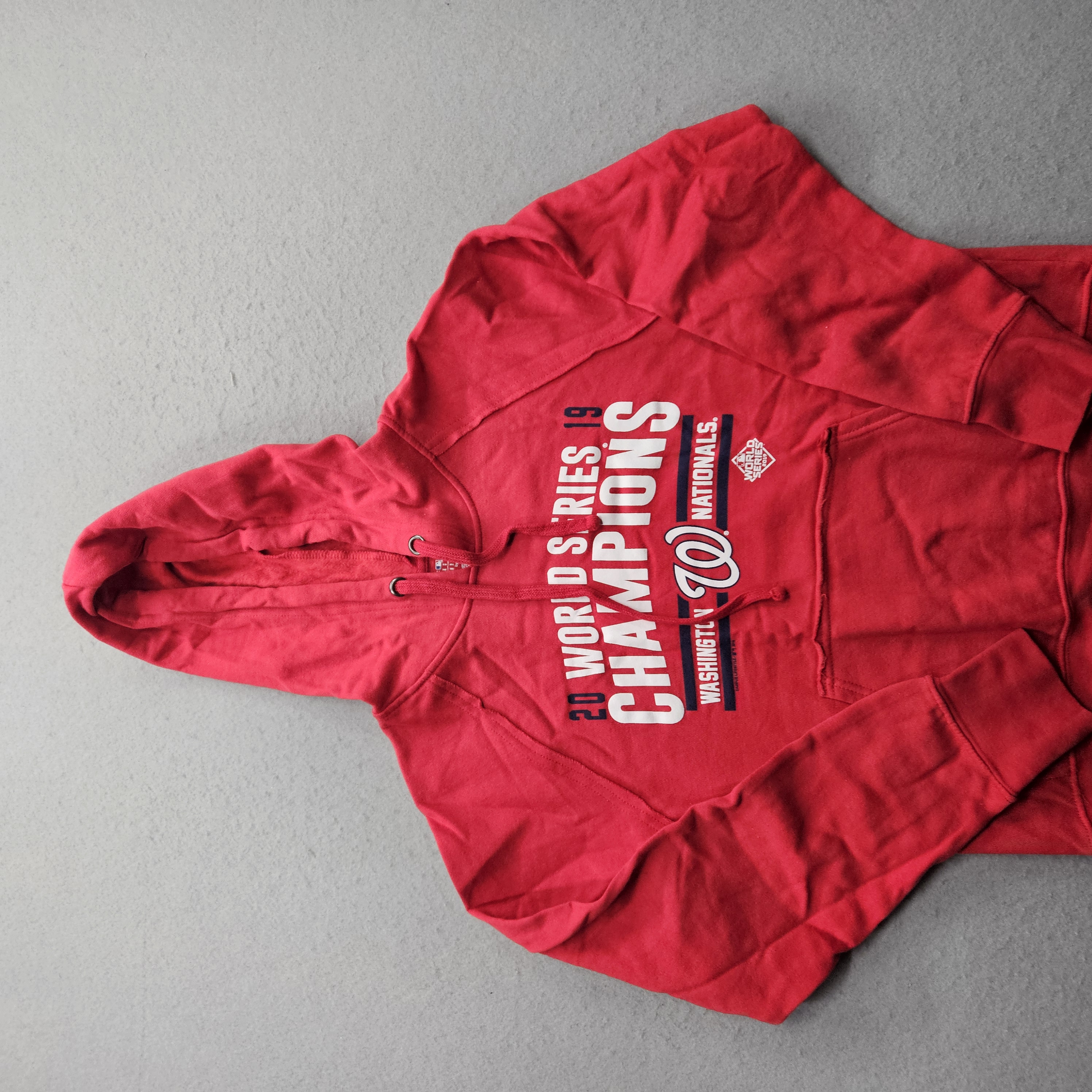 World Series Championship Campus Style Men's Small Red Hoodie Jacket