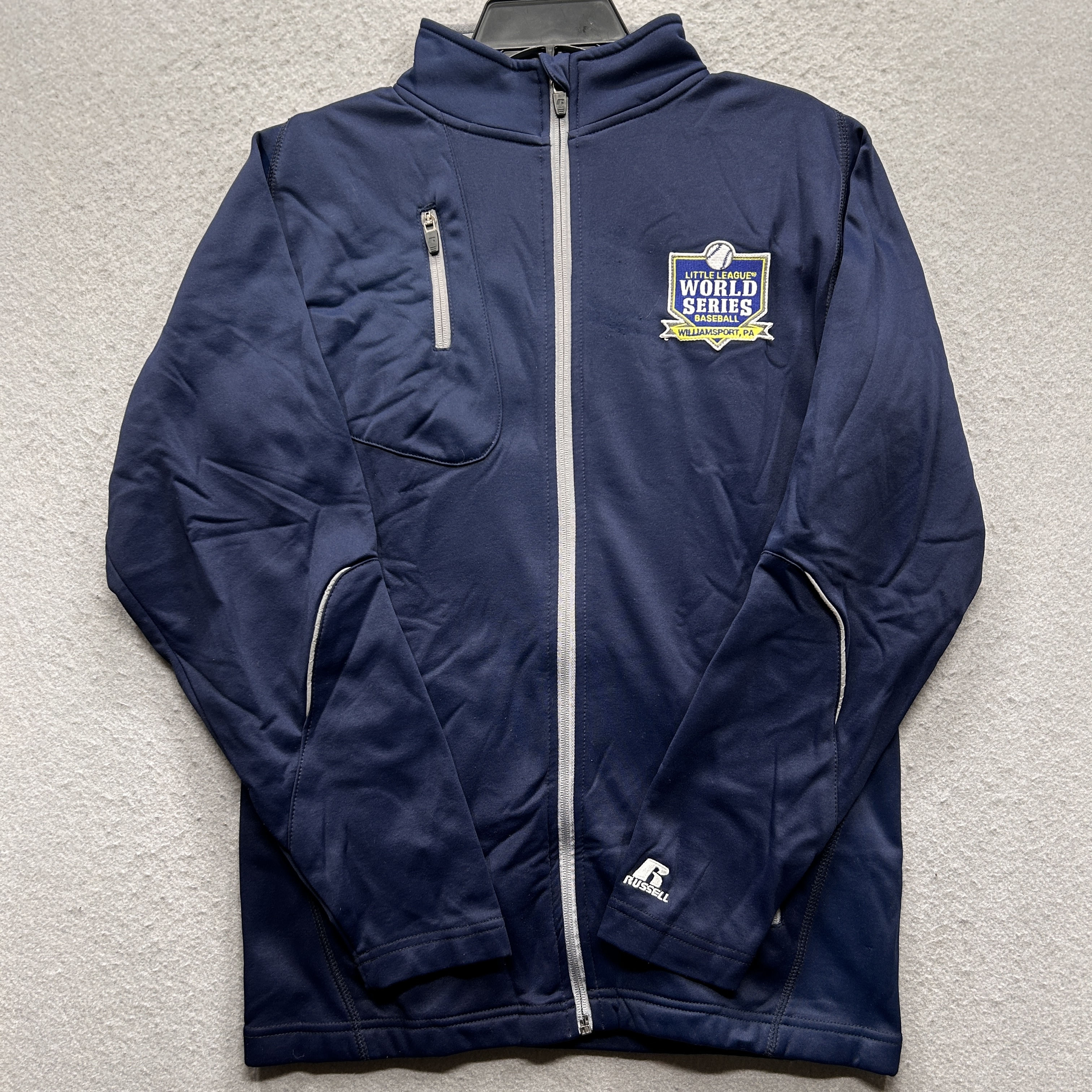 Little League World Series Men's Small Russell Athletic Jacket Navy