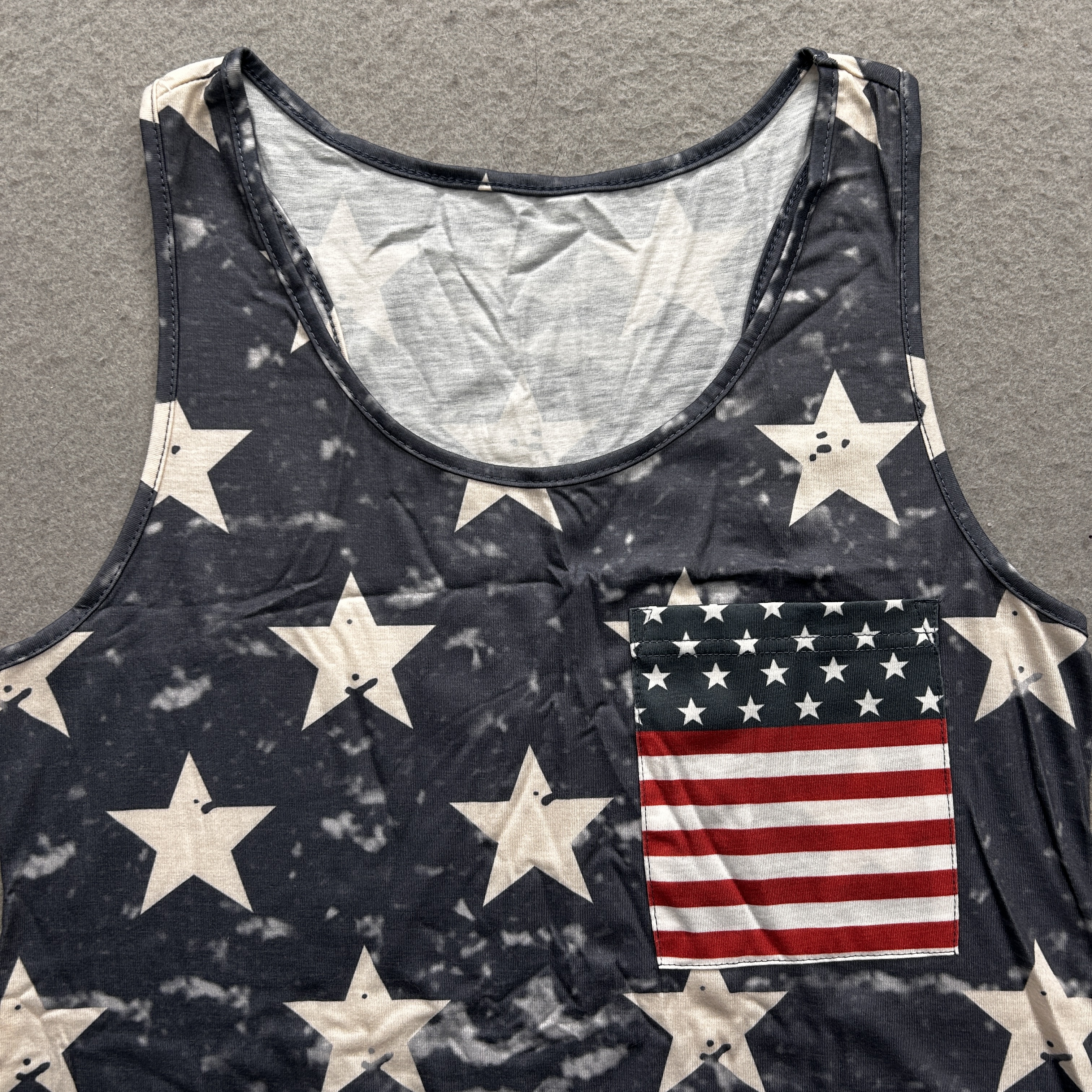 No Brand Men's Small Multi-Color Muscle Tank Top
