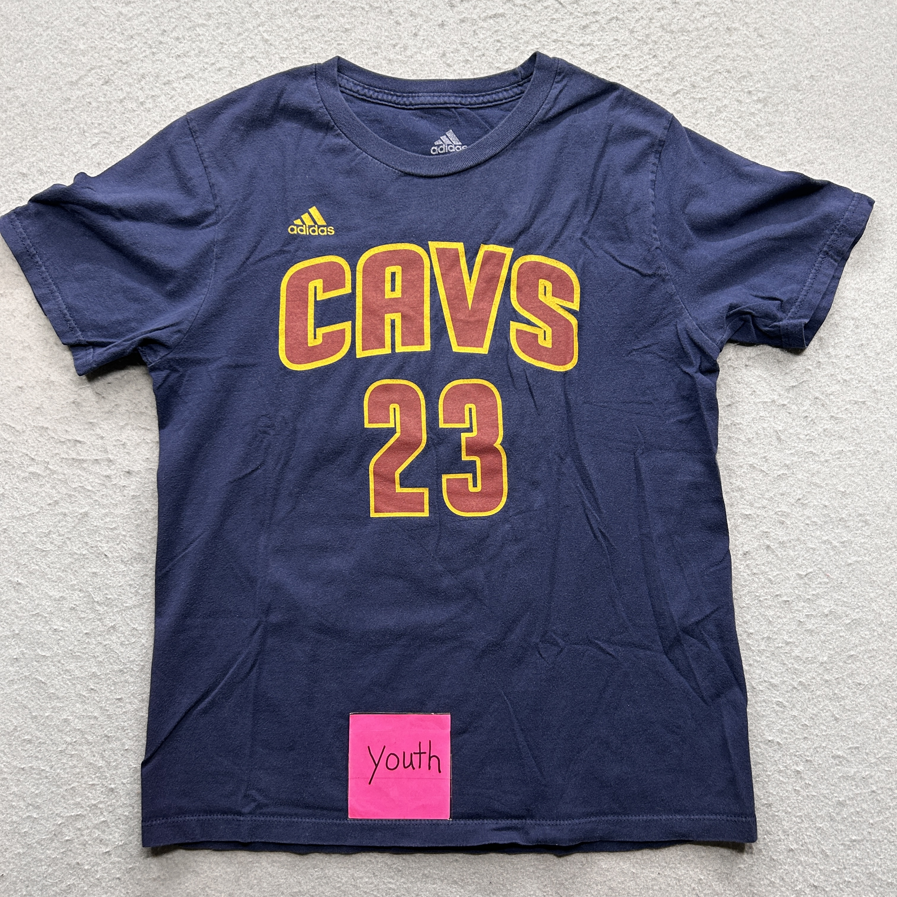 Cleveland Cavilers LeBron James Adidas Youth Large Blue Shirt