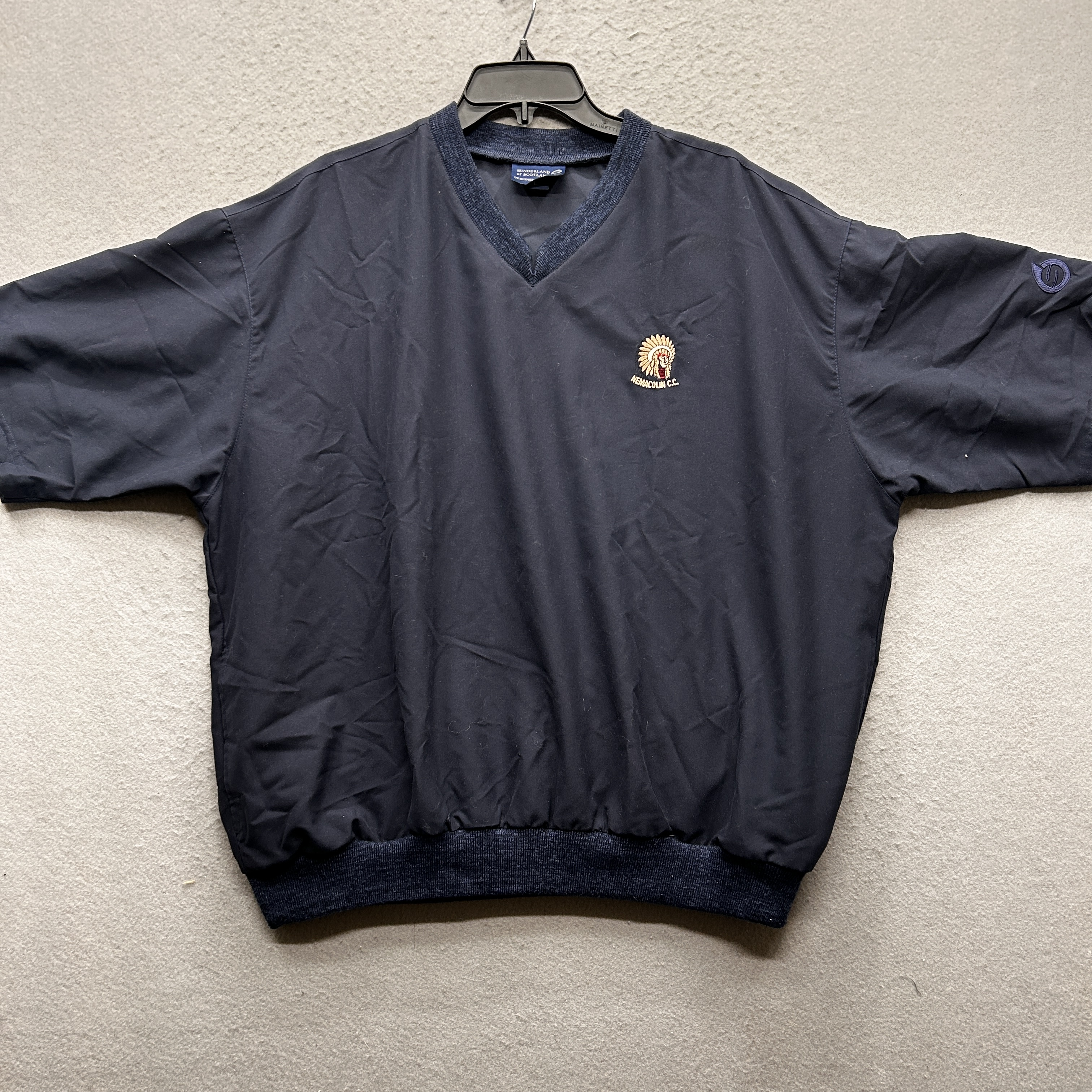Nemacolin Country Club Sunderland of Scotland Men's Large Windbreaker Pullover