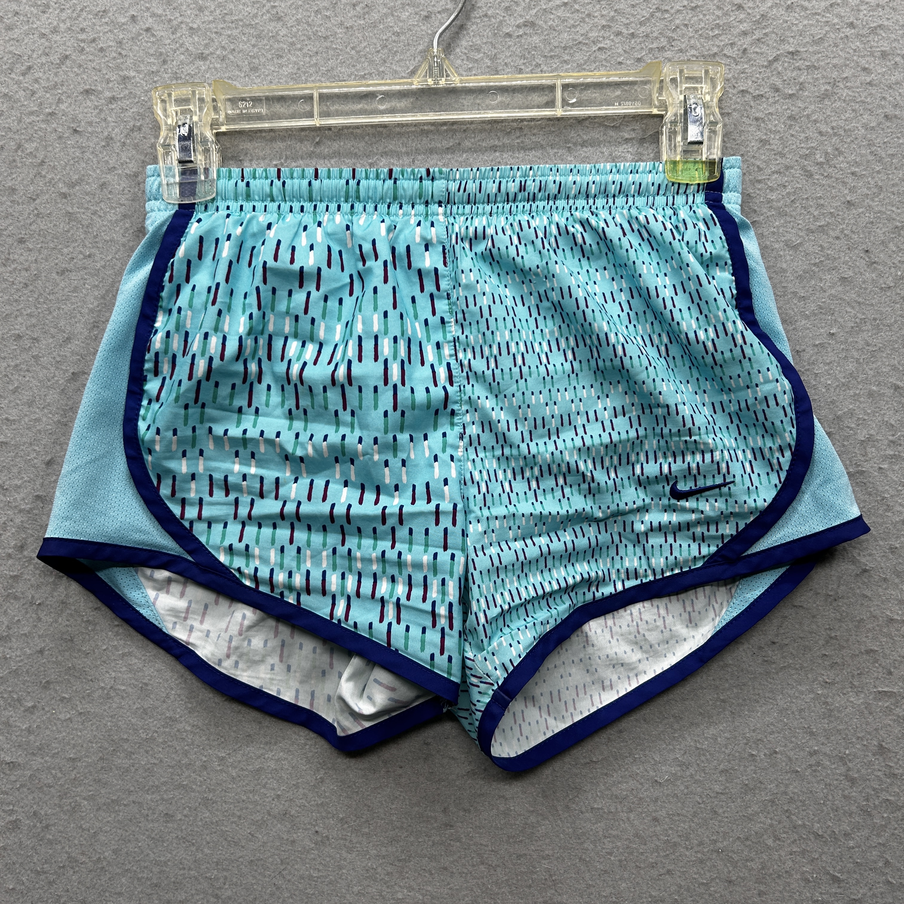 Nike Women's Medium Bright Teal Harlequin Prints Sports Short