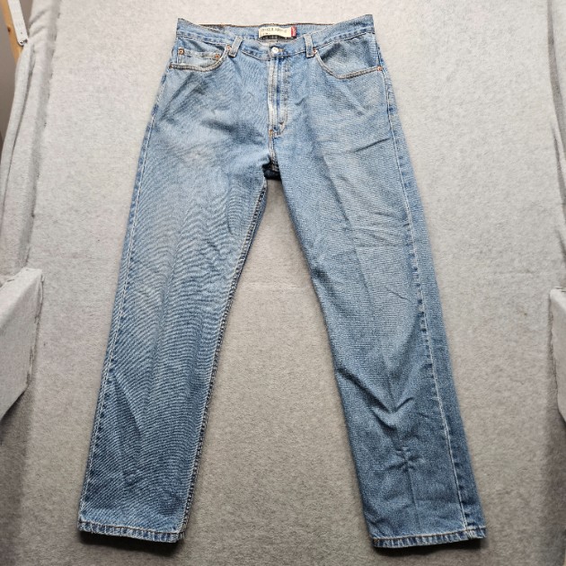 Levi's 505 Men's Size 36x32 Light Blue Regular Fit Jeans
