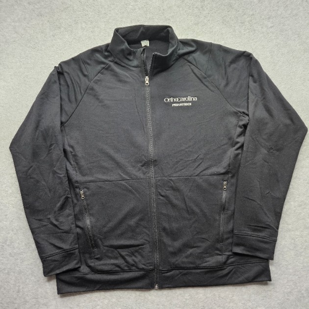 Sport-Tek Men's Size XL Black Full Zip Orthocarolina Pediatrics Jacket